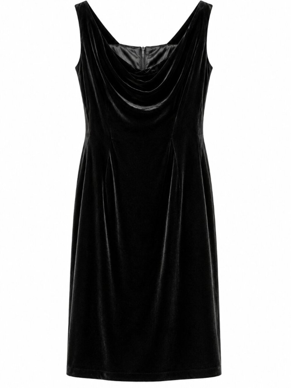 NWT Alexander McQueen 2007 Black Velvet Cocktail Dress